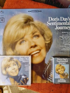 DORIS DAY'S SENTIMENTAL JOURNEY-VINYL,TAPE AND CD.TESTED.ALL EXC TO N/M.1965. - Picture 1 of 3