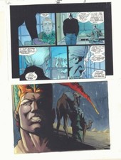 JSA #22 p.3 Color Guide Art - Sand and Pharaoh - 2001 by John Kalisz