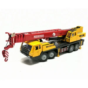 1:50 Mega Crane Truck Toy Diecast Construction Vehicle Kids Toys for Boys Red - Picture 1 of 9