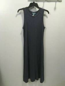 Nuevo con etiquetas Vestido Azul Flor Azul Forrado de Lana Talla S - Imagen 1 de 5