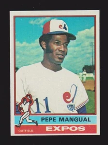 1976 TOPPS #164 Pepe Mangual MONTREAL EXPOS EX-MINT+ A - Picture 1 of 2