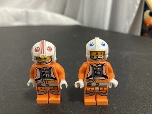 LEGO Star Wars Luke Skywalker & Dak Ralter Rebel Pilot Minifigure 75259 - Picture 1 of 4