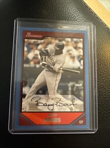 Bowman Barry Bonds #237 SP 2007 azul #/500 SSP San Francisco Giants - Imagen 1 de 2