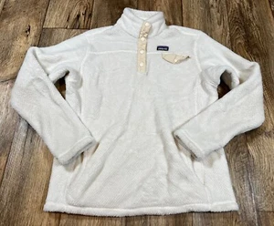 Patagonia Retool Snap T Pullover Girls XXL White Cream Tan EUC - Picture 1 of 6