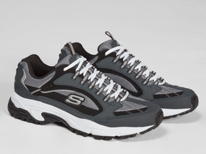 leather skechers tennis shoes