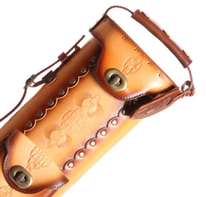 Instroke Brown Saddle 3x5 Brown Leather Case IST35-DBA-D03 - INSSAD35-DBA-D03 - Picture 1 of 3
