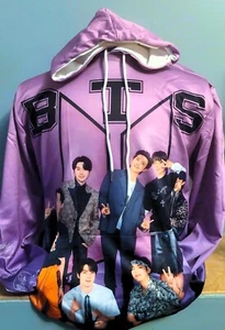 BTS Hoodie Purple KPOP - Picture 1 of 4