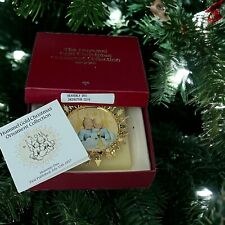 Hummel Gold Christmas Ornament Collection "HEAVENLY DUO" 24k, Papers, 1988