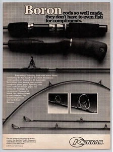 1983 Vintage Kunnan Boron Rods Print Ad - Picture 1 of 1