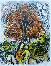 Marc Chagall Geschwindigkeit/Columbus 1976 Saint Famille Signiert Lithographie
