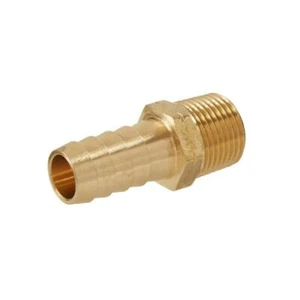 Everbilt LFA-293 3/8 in. Barb x 1/4 in. MIP Brass Hose Barb Adapter Fitting - Picture 1 of 1