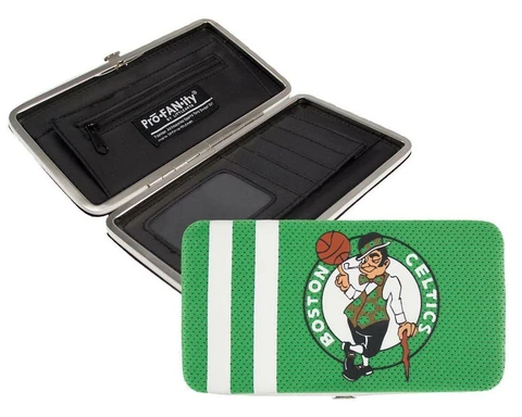 Boston Celtics Shell Mesh Wallet [NEW] NBA ID Holder Money Cash Card Purse Cover