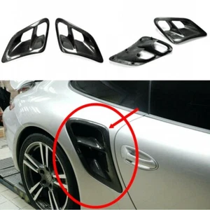 For Porsche 07-10 997 Turbo GT2 Carbon Fiber Side Air Intake Scoops Vents Ducts - Foto 1 di 10