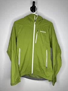 Patagonia H2No Rain Jacket Full Zip Windbreaker Green Womens Small - Bild 1 von 9