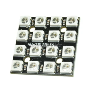 RGB LED 4x4 16Bit WS2812 5050 RGB LED + Integrated Drivers For Arduino - Picture 1 of 1