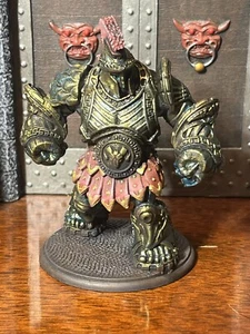 Reaper Bones Bronzo Golem Dungeons & Dragons (dipinto a mano) D&D Odissea greca - Foto 1 di 5