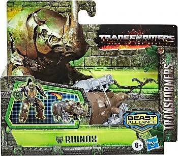 Transformers Movie 7 Rise of the Beasts Battle Changer Rhinox Hasbro 11 cm - Immagine 1 di 3