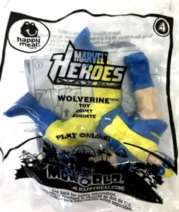 NIP Marvel Heroes Wolverine 4" Figure #4 McDonald's Happy Meal Toy 2010 - Picture 1 of 2