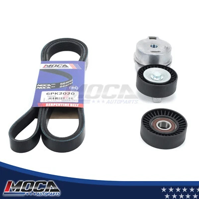 Serpentine & Drive Belt Component Kit for Dodge Ram 1500 2500 3500 4500 V8 - Image 1 of 4