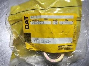 095-0775 GENUINE OEM CAT NUT Caterpillar 950775 QTY of 2 NUTS - Picture 1 of 10