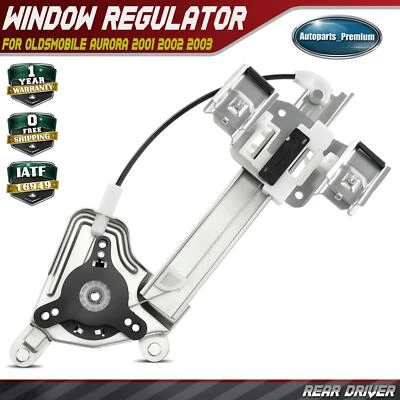 Rear Driver Left Window Regulator for Oldsmobile Aurora 2001 2002 2003 25655337 - Image 1 of 4