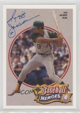 1990 Upper Deck Baseball Heroes Jumbo /10000 Reggie Jackson #2 HOF