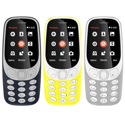 Nokia 3310 (2018) GSM 4G Phone 2.4" bluetooth 2.0MP Camera Flashlight Radio MP3 - Image 1 of 4