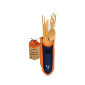 Gentleman's Hardware - Travel Bamboo Cutlery Set - Picture 1 of 4