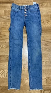 Girl's Abercrombie High Rise Jean Legging size 9-10 Slim EUC - Picture 1 of 3