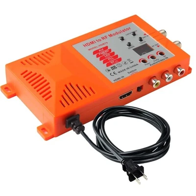 HDMI/RCA to RF Modulator Coaxial UHF Converter Adapter w/ANT & Channel...  - Image 1 of 4