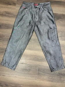Vintage Mega Maxx Jeans MGM X 40x32 silber/grau auffällig Retro - Bild 1 von 9