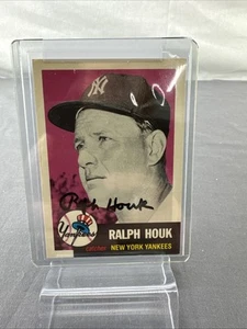 1991 Topps Archives - The Ultimate 1953 Series - #282 - RALPH HOUK Signed - Picture 1 of 19