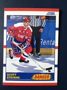 Spartito 1990-91 - Banger Scott Stevens #341 - Foto 1 di 2