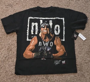 Pacsun Official WWE Hollywood Hulk Hogan NWO 4 Life M Black Shirt Men - Bild 1 von 4