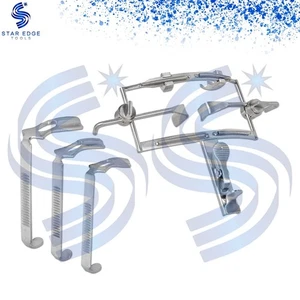 Dingman Mouth Gag Retractor with Three Blades Set Surgical Dental Instruments - Picture 1 of 3