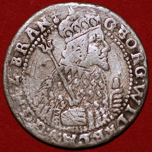 1624 Estados alemanes Brandeburgo 1/4 Thaler Georg Wilhelm Prusia - Imagen 1 de 2