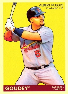2009 Upper Deck Goudey #178 Albert Pujols - Image 1 of 2
