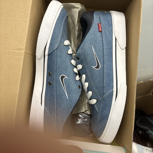 PROVATO UNA VOLTA Taglia 9 Nike Supreme x SB GTS QS Denim