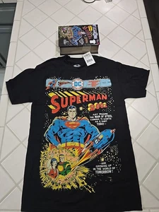 DC Comics 2001 Superman's 300th AND GREATEST ISSUE Size S T-Shirt Black - Bild 1 von 5