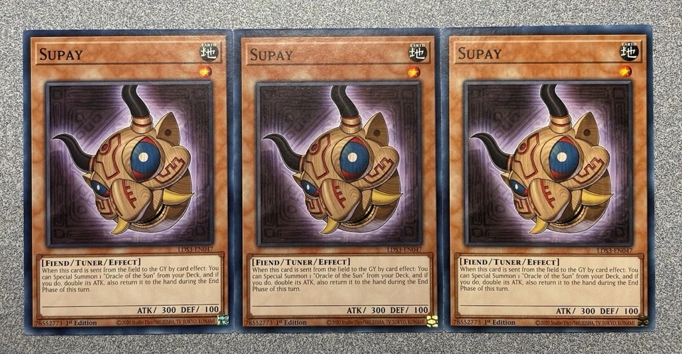 Supay LDS3-EN047 (x3) Legendary Duelists: Season 3 1st Edition NM - Image 1 of 1