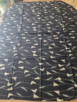 Vintage Pequeno Faixa Estampa Lilly Material de Linho Para Artesanato ou Costura Lindo  - Imagem 1 de 4