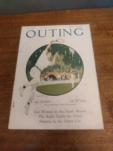 Outing Magazin Mai 1919 Tennis Sport Outdoor American Vintage Old Lee Willenborg  - Bild 1 von 9