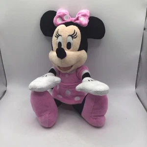 Disney Minnie Mouse Peluche Rosa Pois Vestito Peluche Bambola Giocattolo 10" - Foto 1 di 6