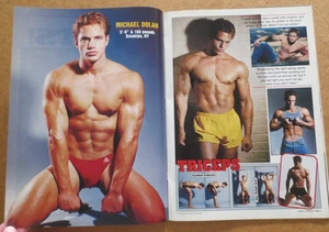 MEN'S WORKOUT MAGAZINE Male Models  TJ Hoban Male Stripper Christian Boeving - Picture 1 of 12