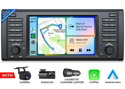 Radio GPS estéreo CarPlay Eonon E39X6S 7" Android 13 6+64GB 8 núcleos para automóvil para BMW E39 Foto 1 de 4