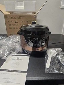 NEW Cook's Essentials Electric 2Qt Stainless Steel Pressure Cooker, Model 829 - Picture 1 of 4