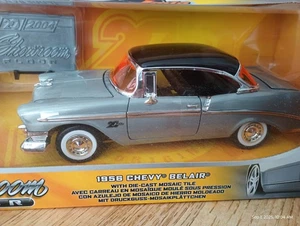 NIB SEALED Diecast Jada 20 Anniv SHOWROOM FLOOR CSILVER 1956 CHEVY BELAIR 1:24 - Picture 1 of 6