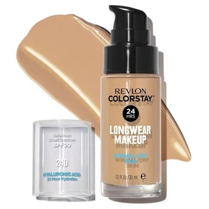 Revlon ColorStay Foundation 240 Medium Beige – Normal/Dry Skin, 24‑Hour Wear - Picture 1 of 11