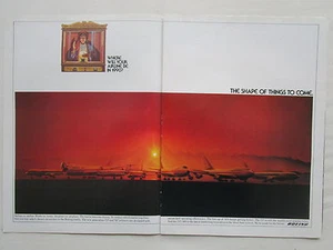 1981-1982 PUB BOEING 757 767 747 727 737 BOEING FAMILY AIRLINER ORIGINAL AD - Bild 1 von 1