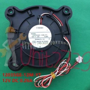 1PC New For NMB 12035GE-12M-YT 12V DC 0.26A Cooling Fan for Haier Refrigerator~ - Afbeelding 1 van 2